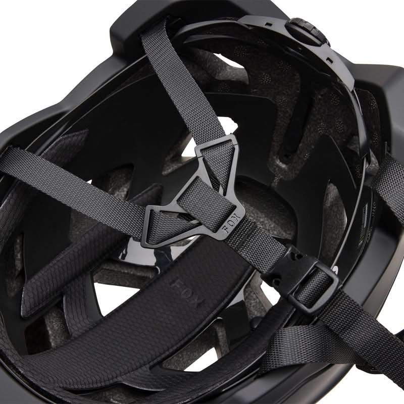 Fox Speedframe Solid Black Bike Helmet