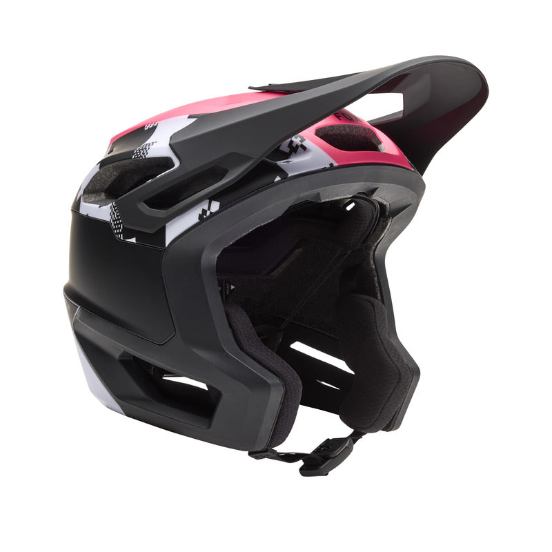 Fox Dropframe Pro Digi Image Black/White Bike Helmet