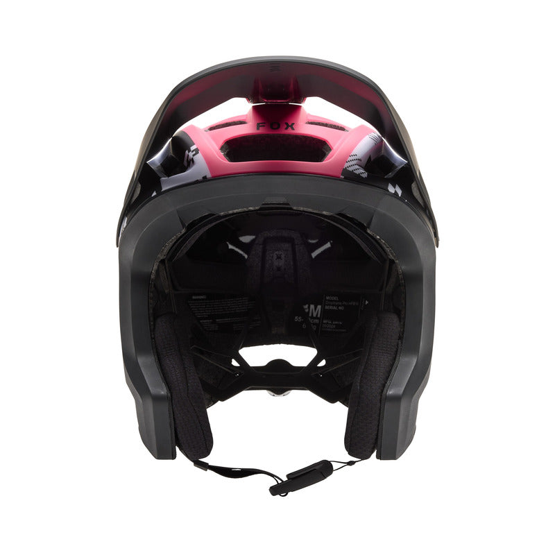 Fox Dropframe Pro Digi Image Black/White Bike Helmet