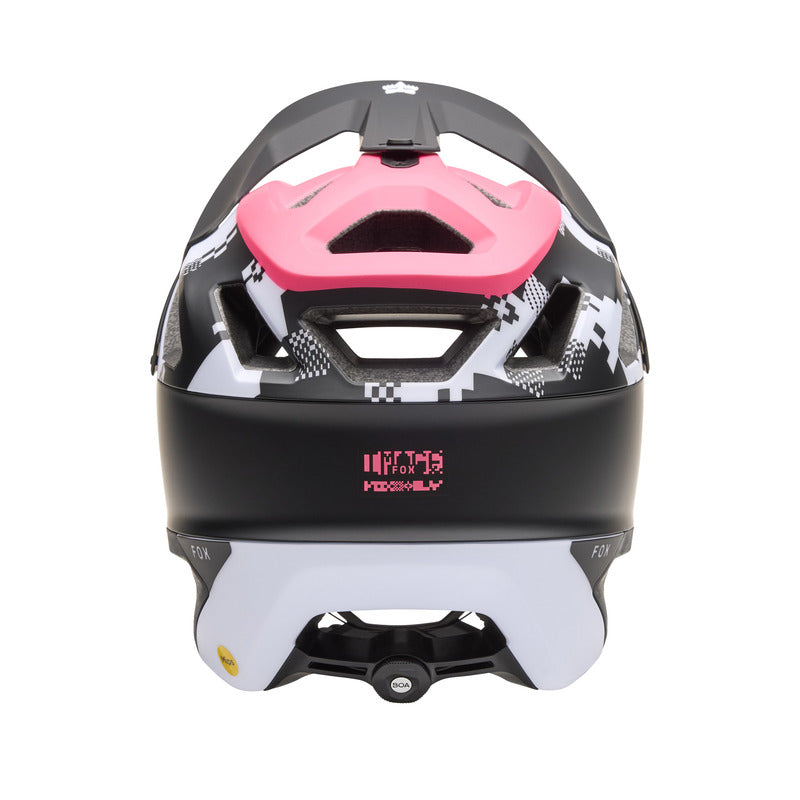 Fox Dropframe Pro Digi Image Black/White Bike Helmet