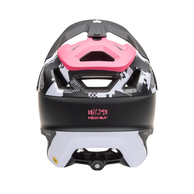 Fox Dropframe Pro Digi Image Black/White Bike Helmet