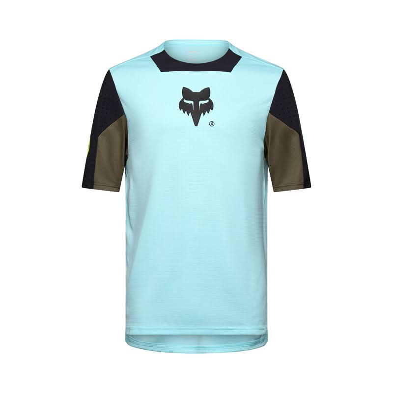 Fox Defend Light Blue Cycling Jersey | RideHub