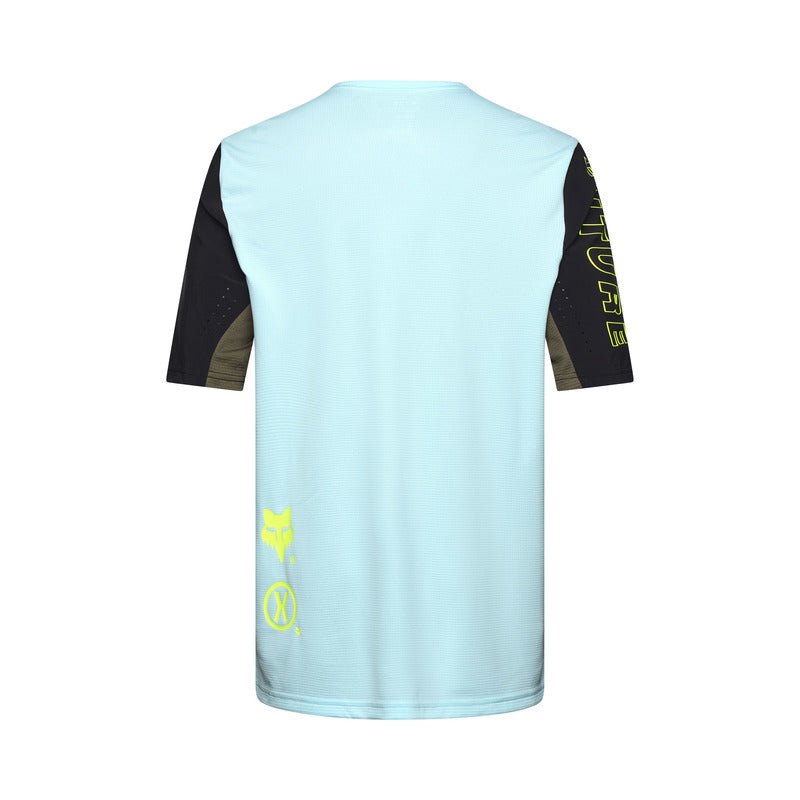 Fox Defend Light Blue Cycling Jersey | RideHub