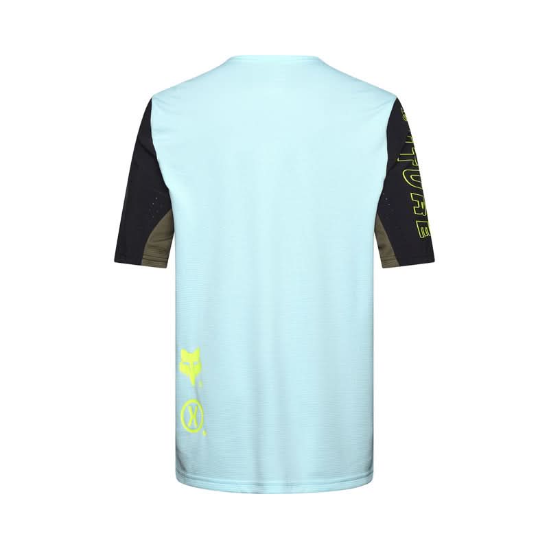Fox Defend Light Blue Cycling Jersey | RideHub