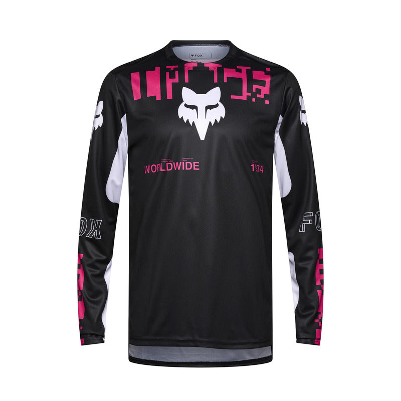 Fox Ranger LS Jersey Digi Image Black Long Sleeve Cycling Jersey | RideHub