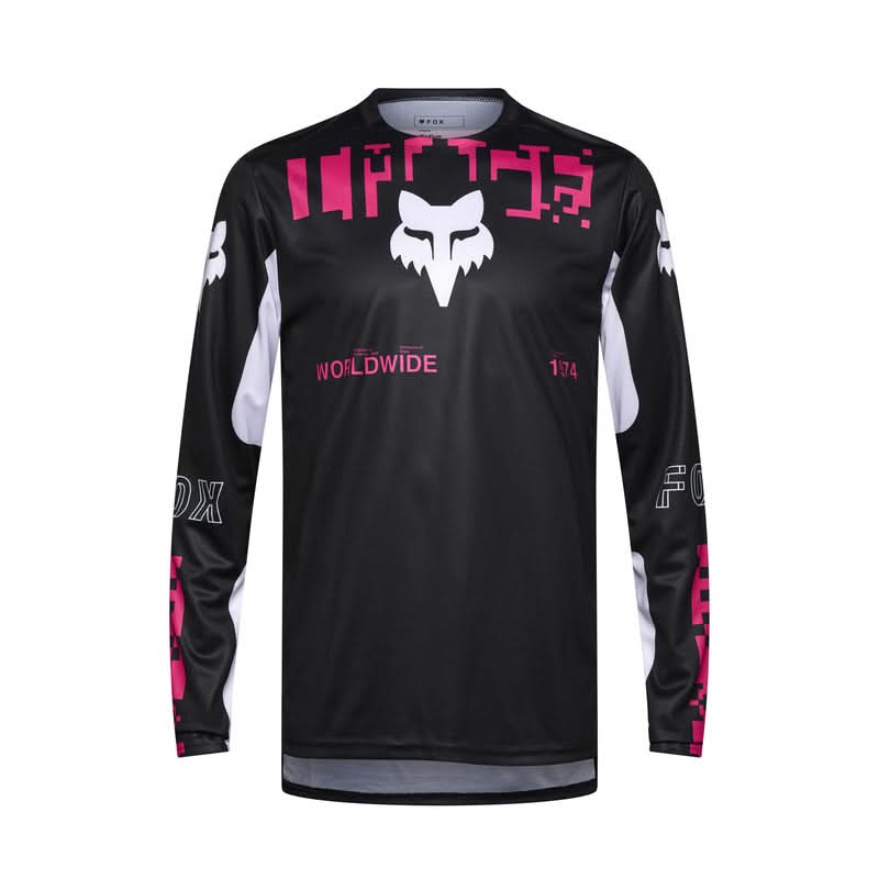 Fox Ranger LS Jersey Digi Image Black Long Sleeve Cycling Jersey | RideHub
