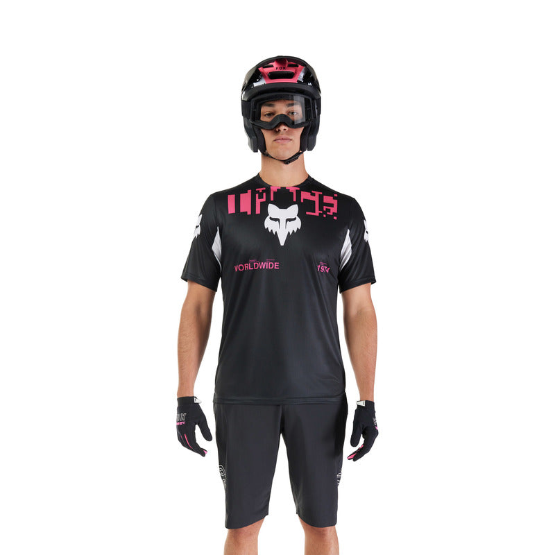 Fox Ranger Digi Image Black Cycling Jersey | RideHub