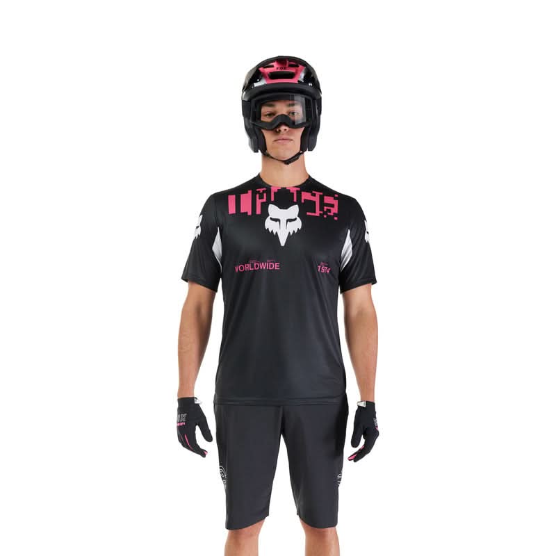 Fox Ranger Digi Image Black Cycling Jersey | RideHub