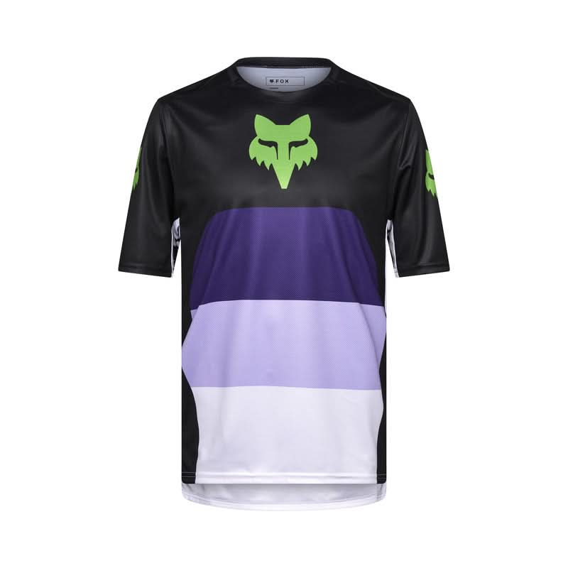 Fox Ranger Grid Black Cycling Jersey | RideHub