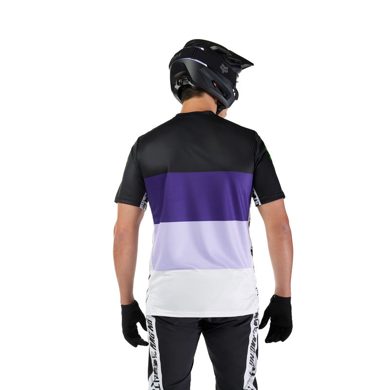 Fox Ranger Grid Black Cycling Jersey | RideHub