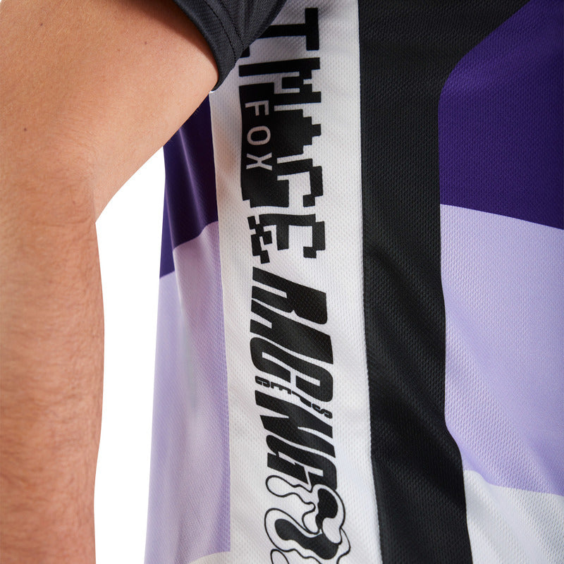 Fox Ranger Grid Black Cycling Jersey | RideHub