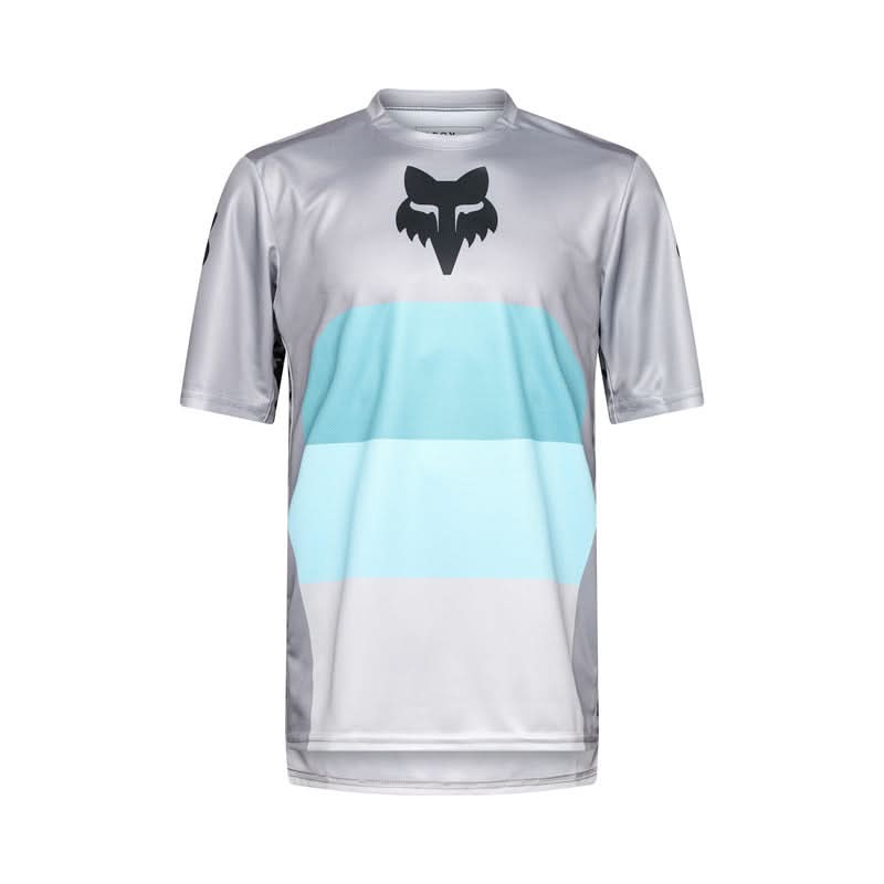 Fox Ranger Grid Steel Grey Cycling Jersey | RideHub