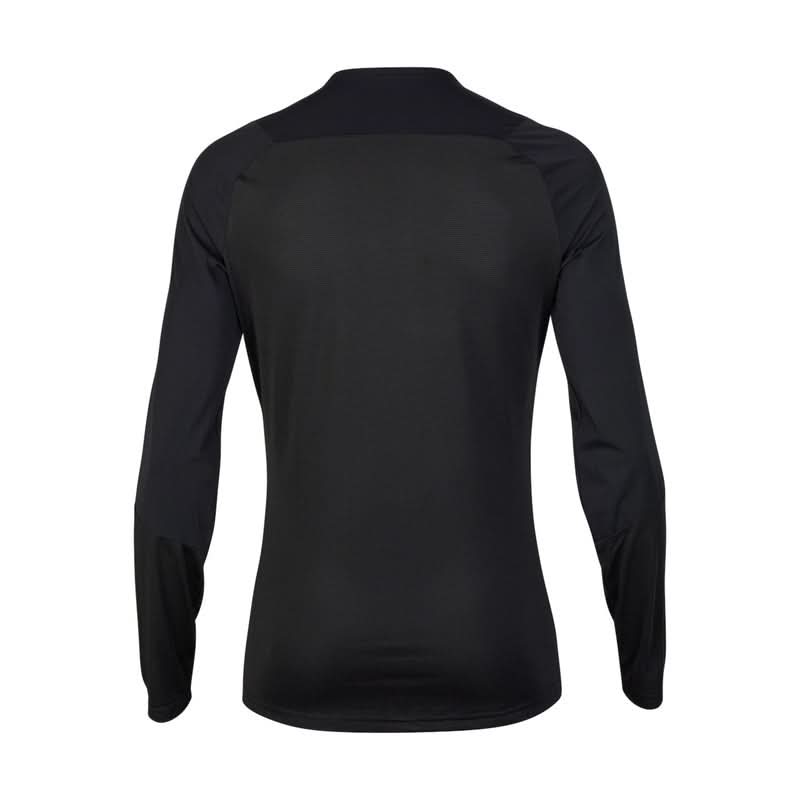 Fox Ascent Black Long Sleeve Cycling Jersey | RideHub