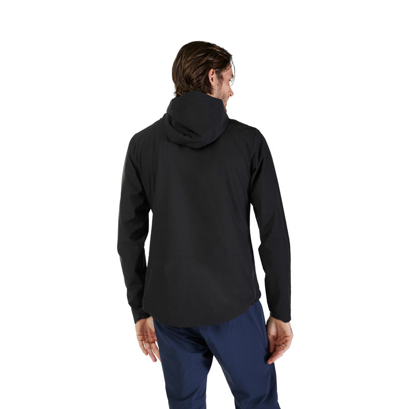 Foxranger Wind Pullover Black Cycling Hoodie