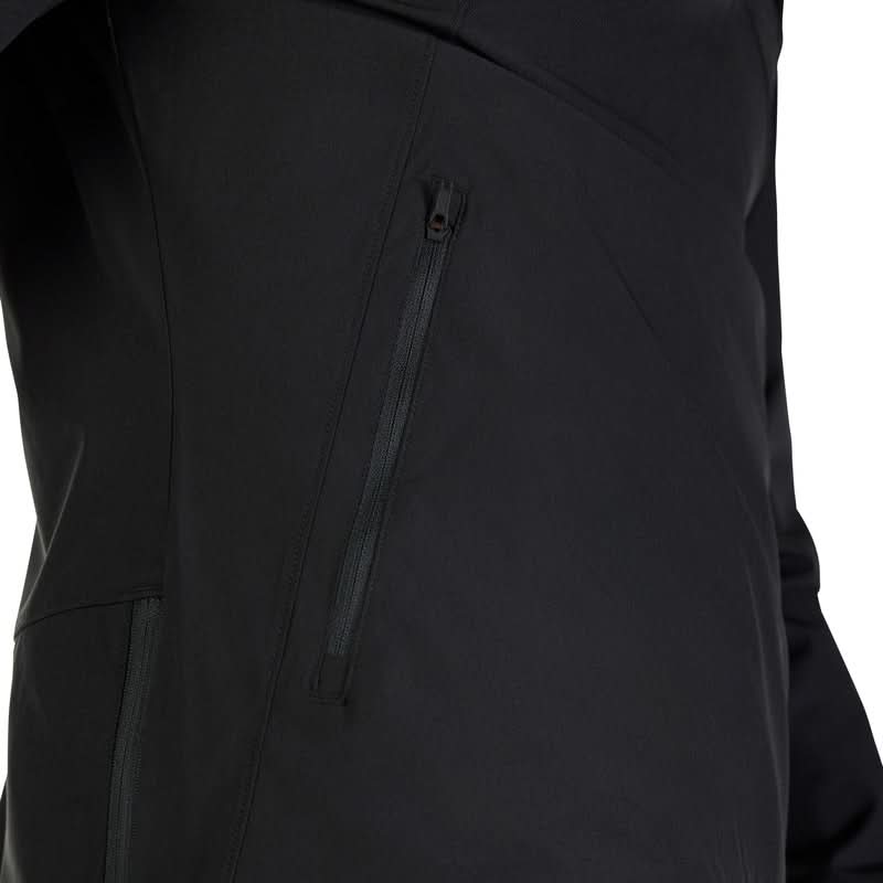 Foxranger Wind Pullover Black Cycling Hoodie