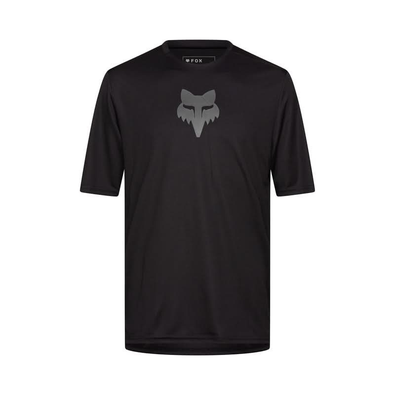 Fox Ranger Fox Head Black Cycling Jersey | RideHub
