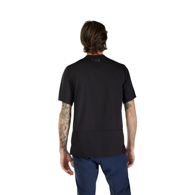 Fox Ranger Fox Head Black Cycling Jersey | RideHub