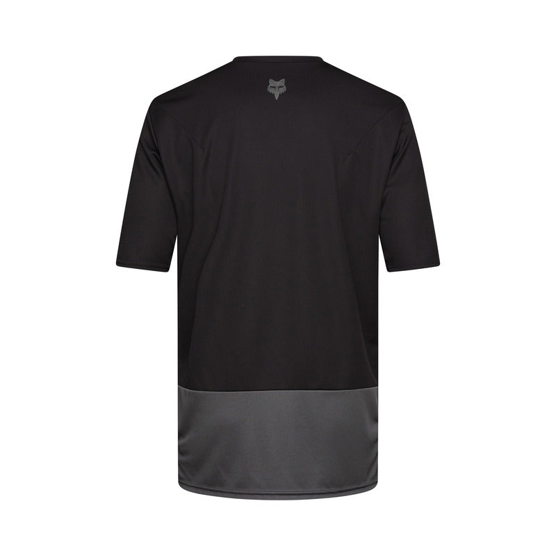 Fox Ranger Wordmark Black Cycling Jersey | RideHub