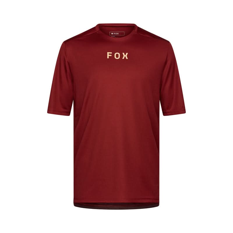 Fox Ranger Wordmark Rust Cycling Jersey | RideHub