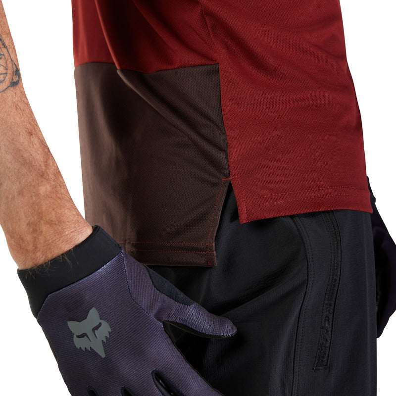 Fox Ranger Wordmark Rust Cycling Jersey | RideHub