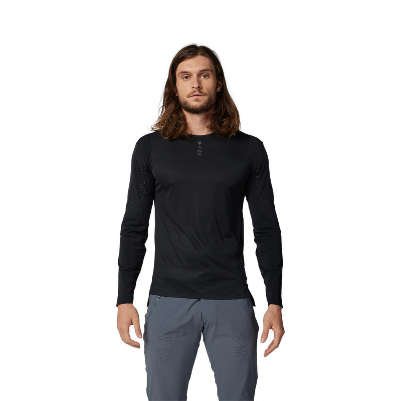 Fox Flexair Pro LS Jersey Black | RideHub