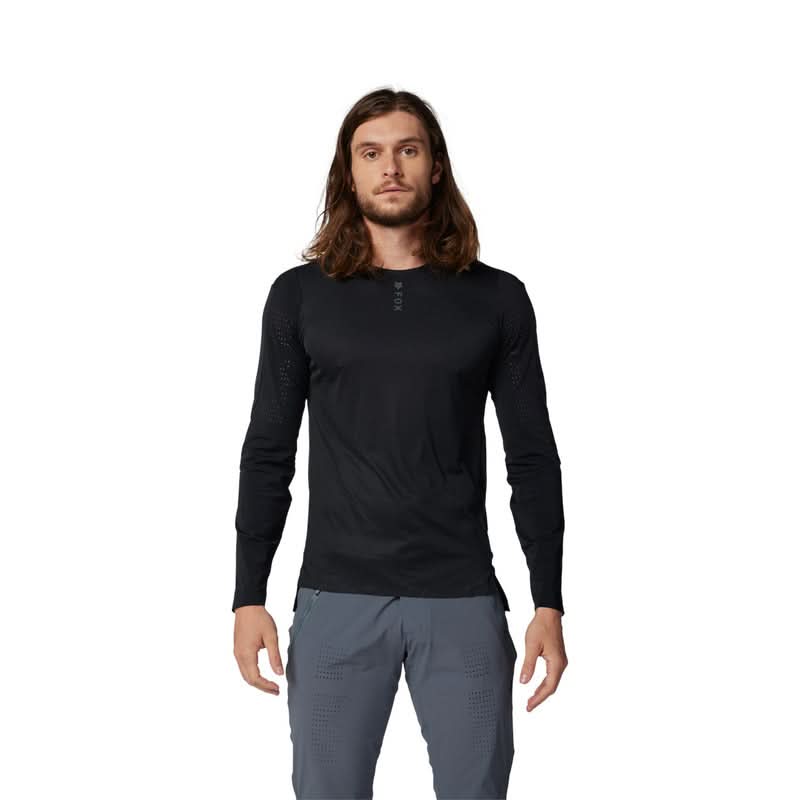 Fox Flexair Pro LS Jersey Black | RideHub