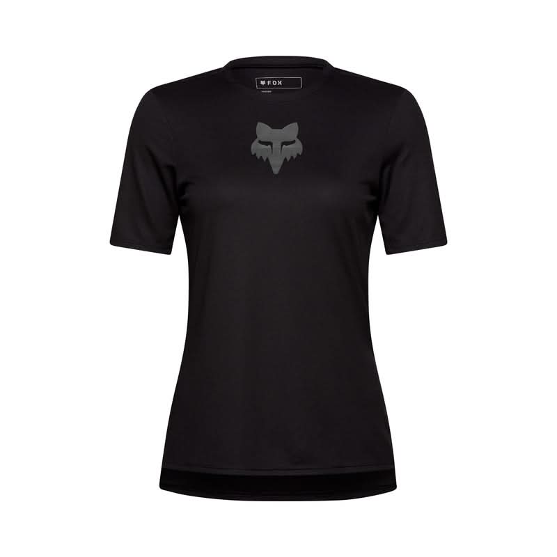 Fox Lady Ranger Fox Head Black Cycling Jersey | RideHub