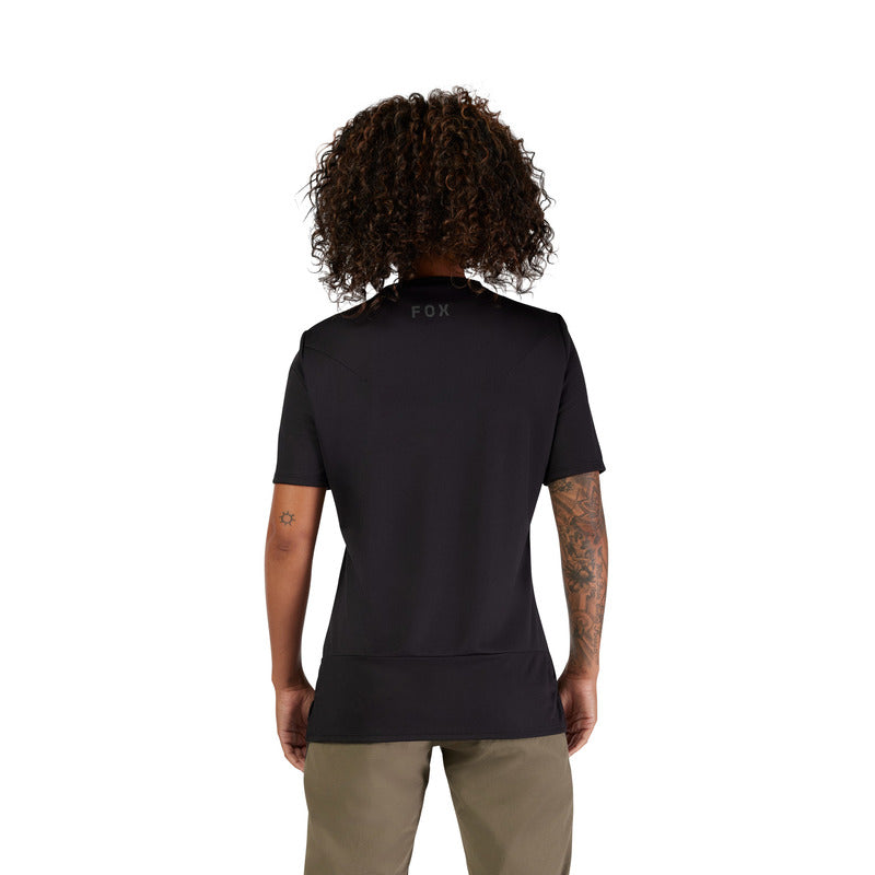 Fox Lady Ranger Fox Head Black Cycling Jersey | RideHub