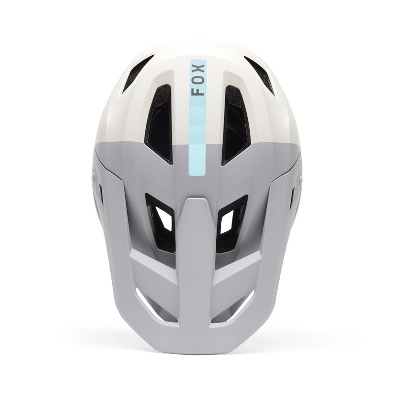 Fox Junior Rampage 5050 Light Grey Bike Helmet
