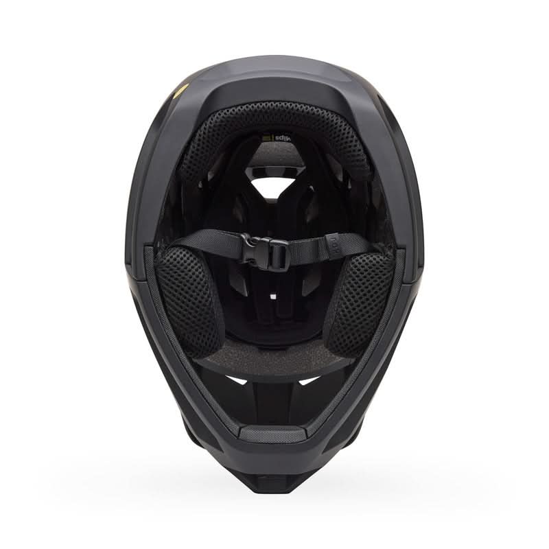 Fox Junior Proframe Mt Blk Ce Matte Black Bike Helmet