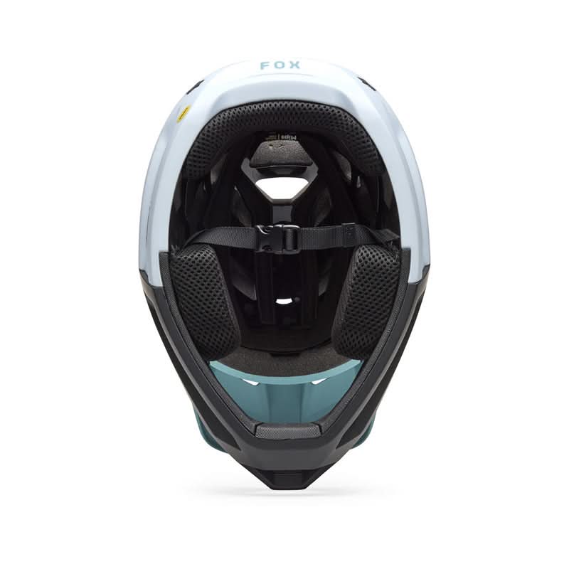 Fox Junior Proframe Rizer Pale Blue Bike Helmet