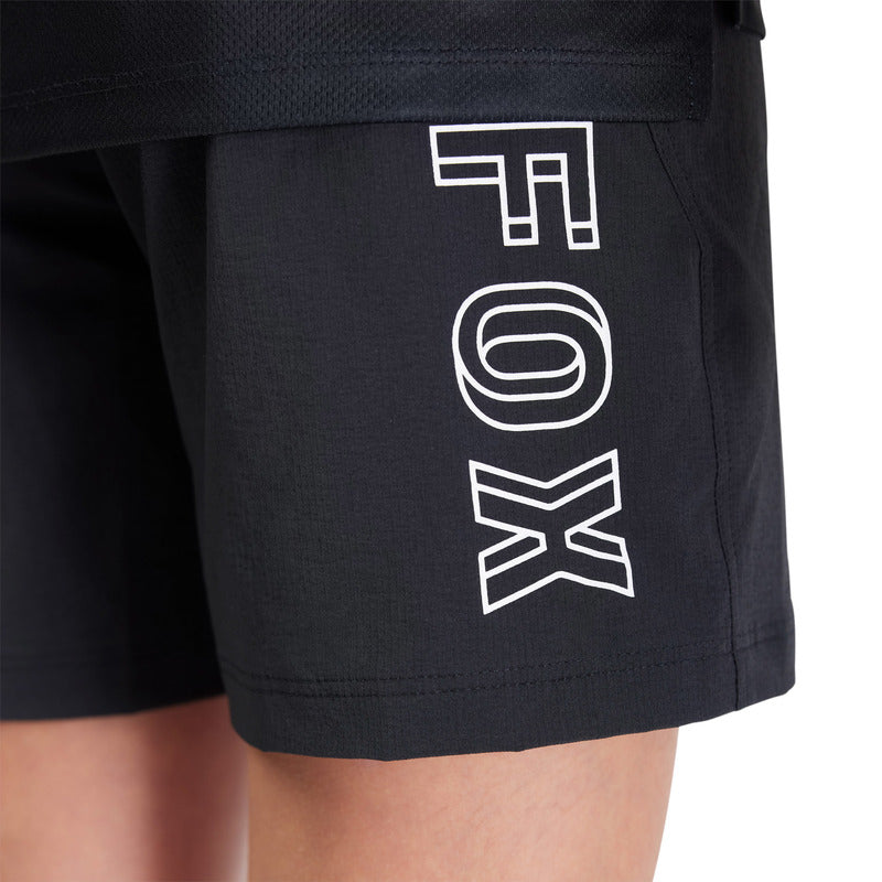 Fox Junior Ranger Short Digi Image Black Cycling Shorts | RideHub