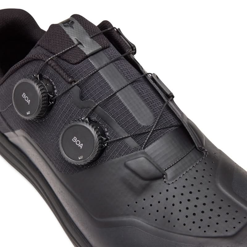 Fox Union Boa Flat Black Shoes