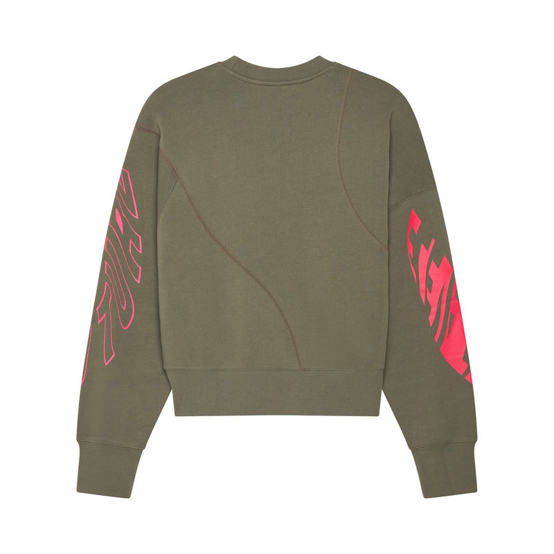 FOX LADY Crew ELEVATED OVERSIZED ADOBE SWEATSHIRT