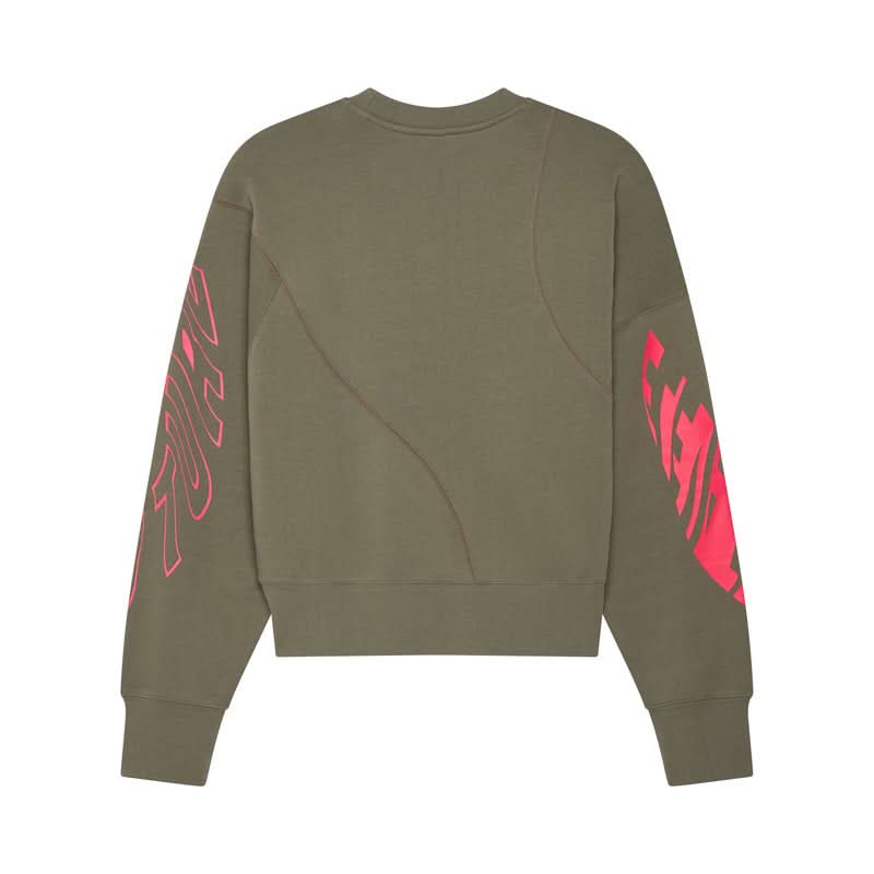 FOX LADY Crew ELEVATED OVERSIZED ADOBE SWEATSHIRT