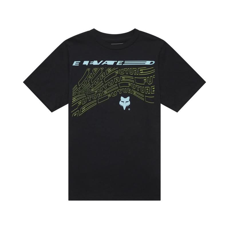 FOX JUNIOR ELEVATED BLACK T-SHIRT