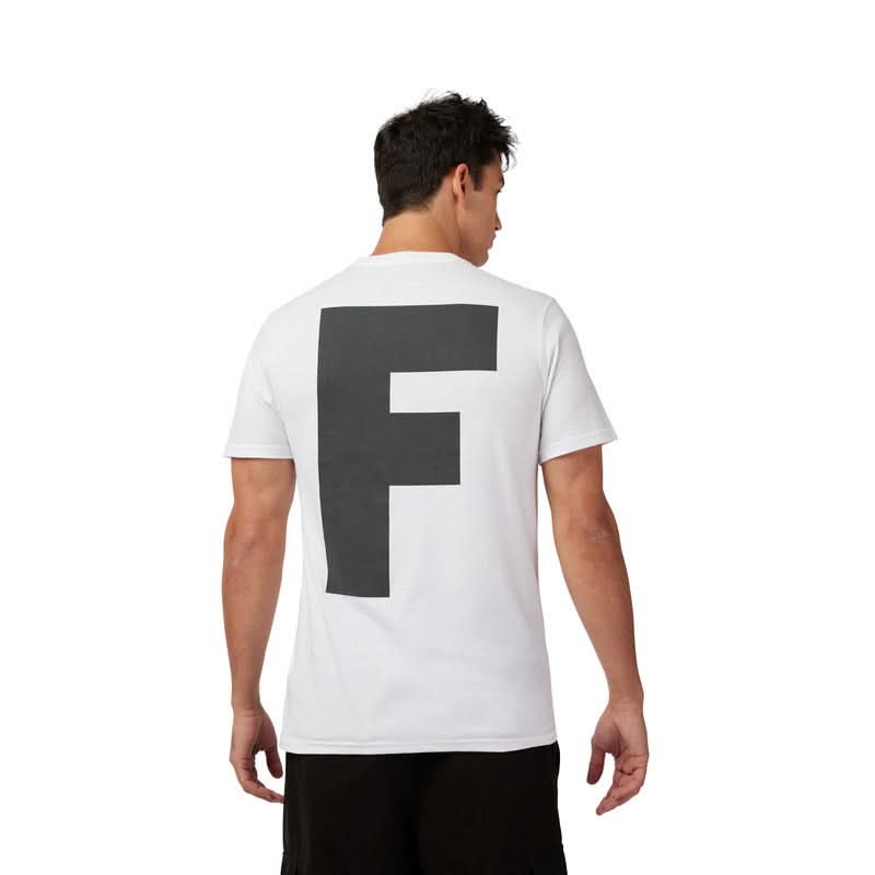 T-SHIRT FOX BIG F SS PREM TEE OPTIC WHITE