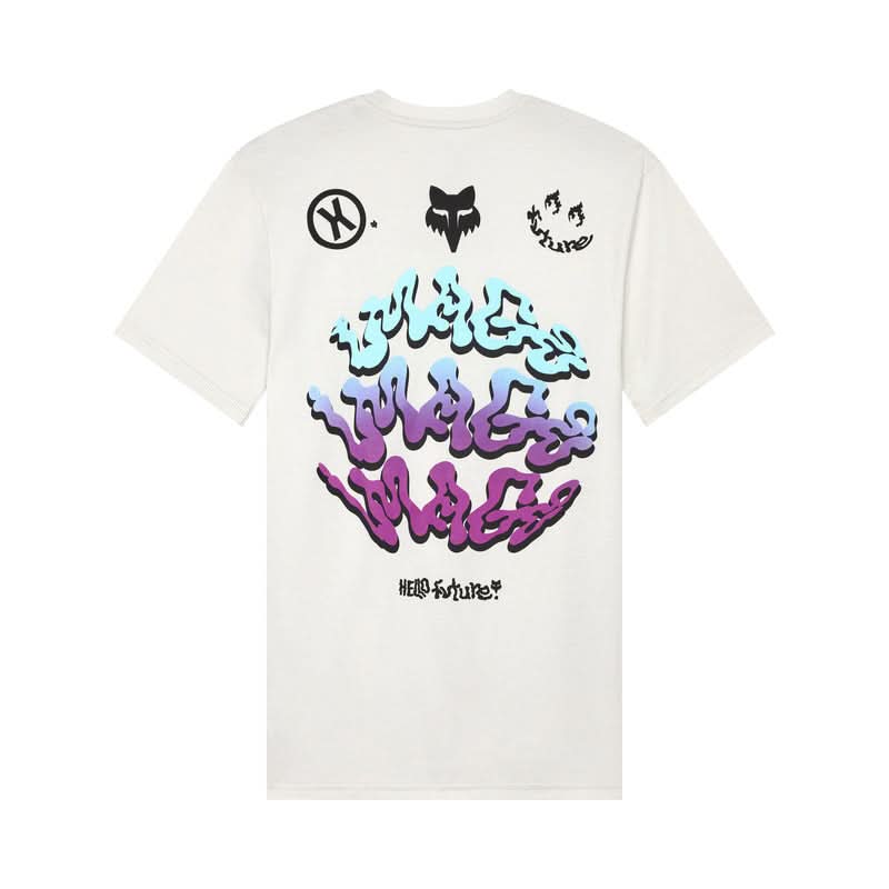 T-SHIRT FOX FUTURE SS PREM TEE LIGHT GRAY