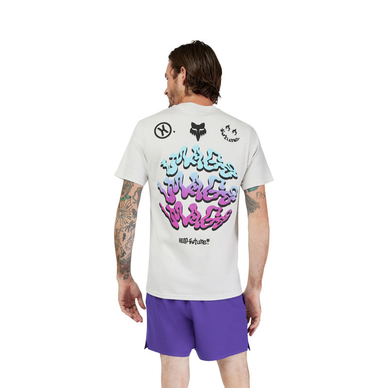 T-SHIRT FOX FUTURE SS PREM TEE LIGHT GRAY