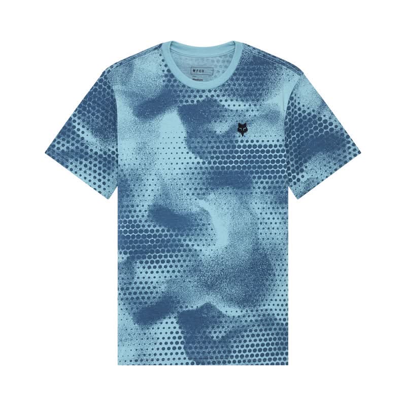 T-SHIRT FOX AOP SS TECH TEE VINTAGE WASH