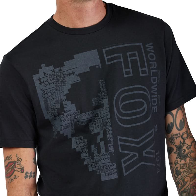 T-SHIRT FOX IMAGE SKULL SS PREM TEE BLACK