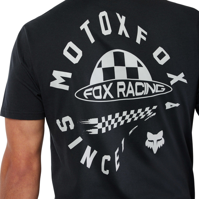 T-SHIRT FOX PLANET MOTO SS PREM TEE BLACK