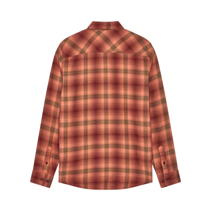 Fox Survivalist Stretch Flannel Rust Shirt | RideHub