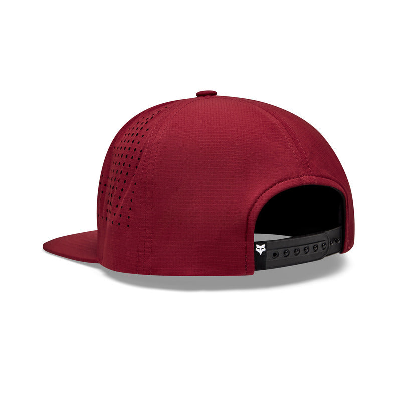 FOX NON STOP TECH SNAPBACK RUST BASEBALL CAP