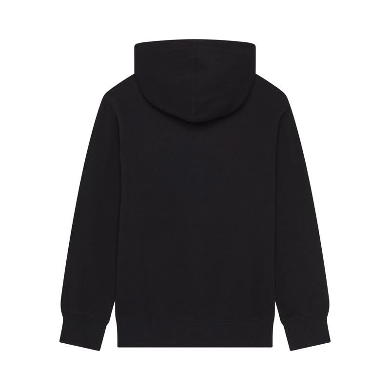 FOX JUNIOR IMAGE SKULL FLEECE PO BLACK HOODIE