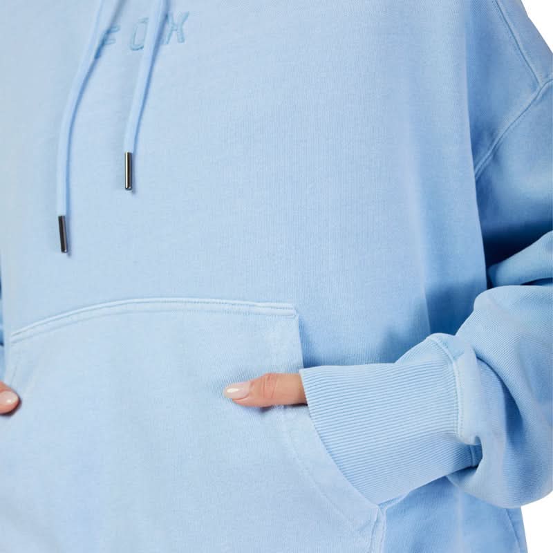 Fox Lady Wordmark Oversized Cashmere Blue Hoodie
