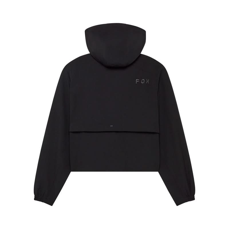 FOX LADY SURVIVALIST WINDBREAKER HOODIE BLACK/BLACK