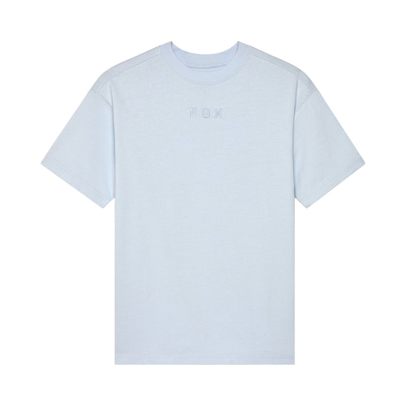 T-SHIRT FOX LADY WORDMARK OS PALE BLUE
