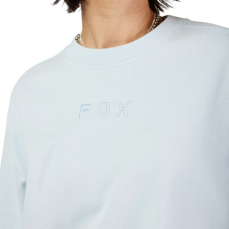 T-SHIRT FOX LADY WORDMARK OS PALE BLUE