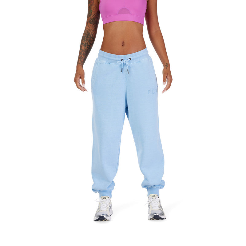 Fox Lady Wordmark Fleece Jogger Cashmere Blue | RideHub